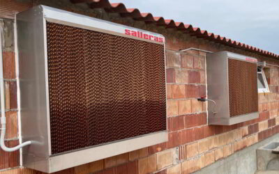 Refrigeración y Climatización en granjas: La importancia de los paneles de humificación