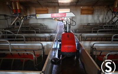 Impresionante Reducción de Trabajo en Granjas con el Robot Evo Cleaner